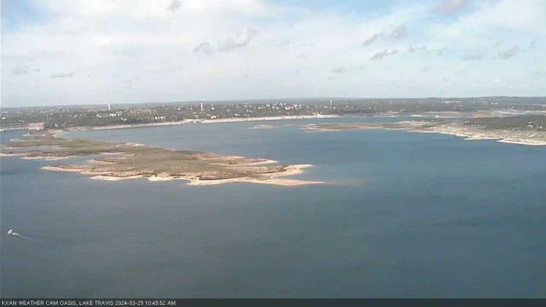 Lake Travis webcam, March 29, 2024 10:45 AM CT
