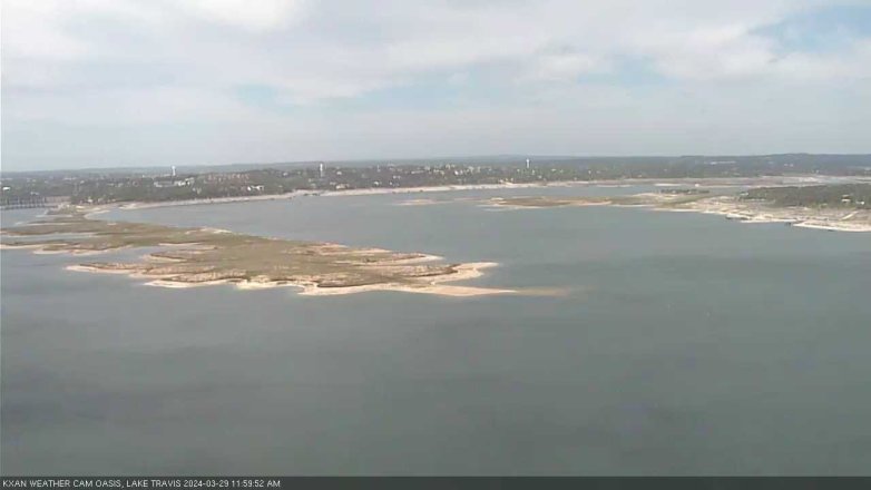 Lake Travis webcam, March 29, 2024 12:00 PM CT