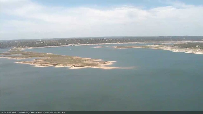 Lake Travis webcam, March 29, 2024 12:45 PM CT