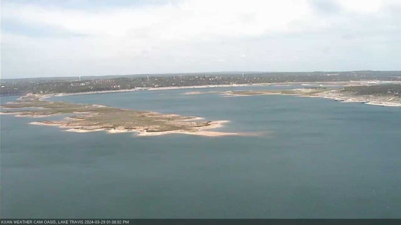 Lake Travis webcam, March 29, 2024 1:00 PM CT