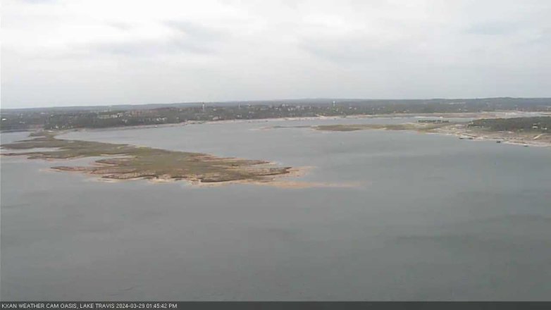 Lake Travis webcam, March 29, 2024 1:45 PM CT