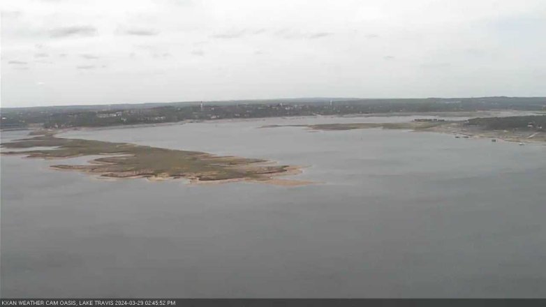 Lake Travis webcam, March 29, 2024 2:45 PM CT