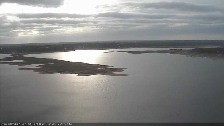 Lake Travis webcam, March 29, 2024 6:25 PM CT