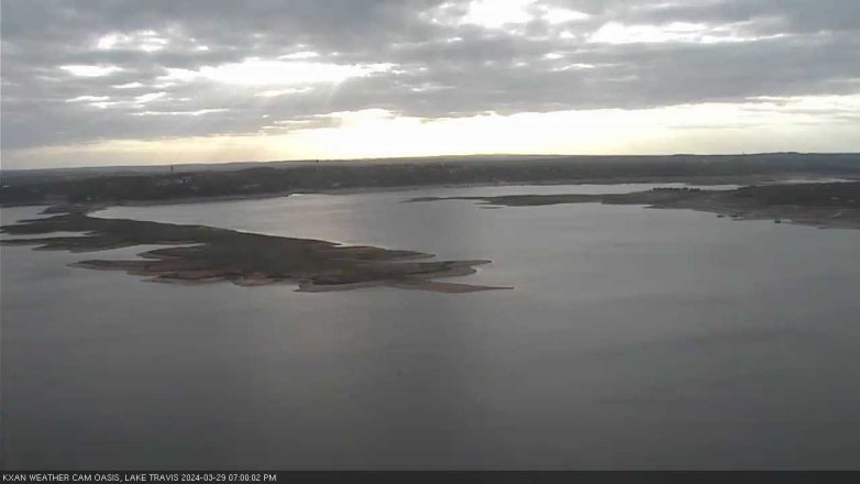 Lake Travis webcam, March 29, 2024 7:00 PM CT