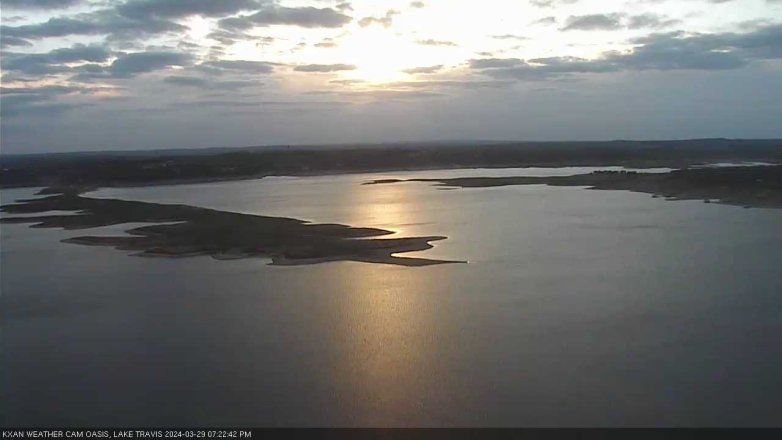Lake Travis webcam, March 29, 2024 7:25 PM CT