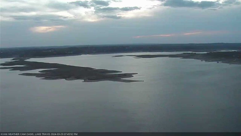 Lake Travis webcam, March 29, 2024 7:45 PM CT