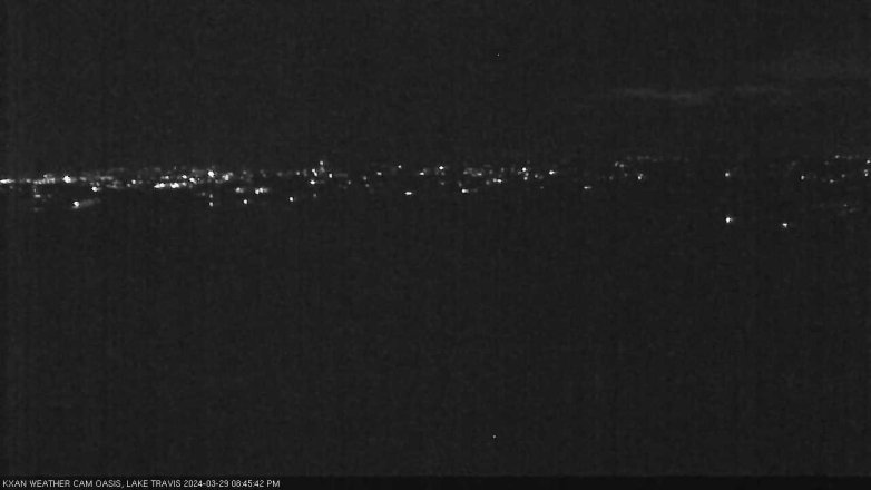 Lake Travis webcam, March 29, 2024 8:45 PM CT