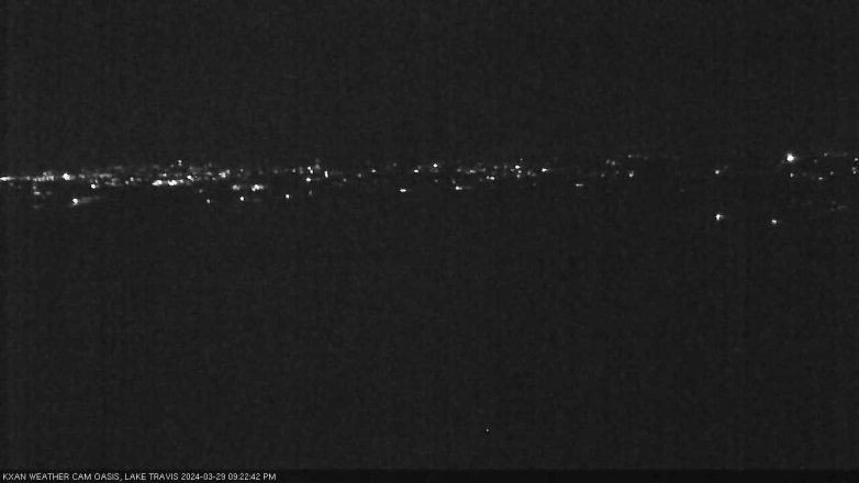 Lake Travis webcam, March 29, 2024 9:25 PM CT