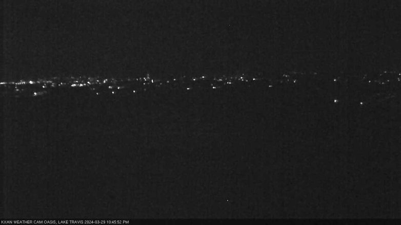 Lake Travis webcam, March 29, 2024 10:45 PM CT