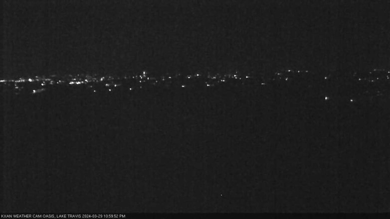 Lake Travis webcam, March 29, 2024 11:00 PM CT