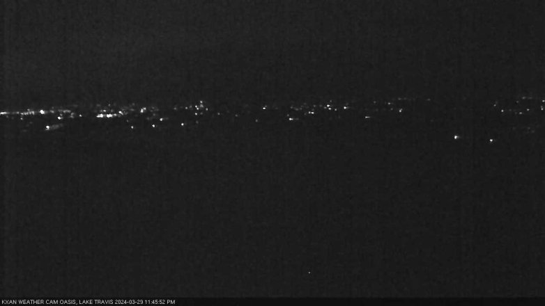 Lake Travis webcam, March 29, 2024 11:45 PM CT