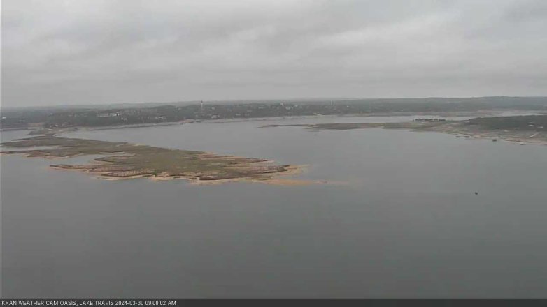 Lake Travis webcam, March 30, 2024 9:00 AM CT