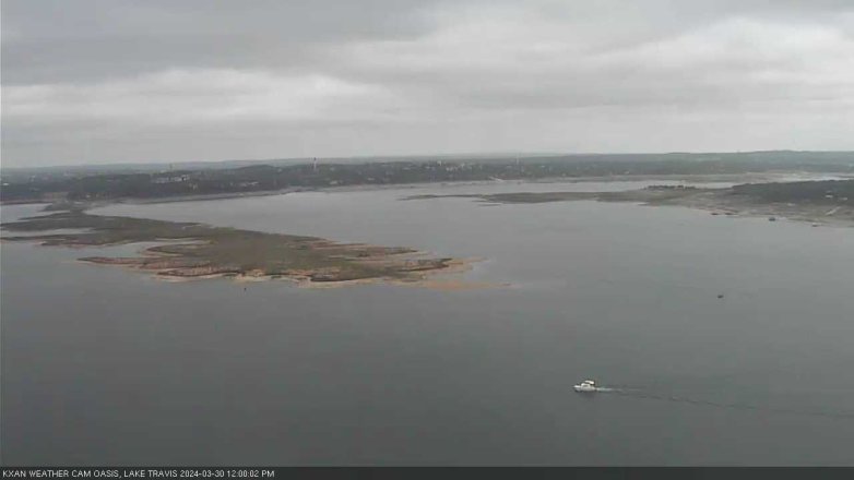 Lake Travis webcam, March 30, 2024 12:00 PM CT