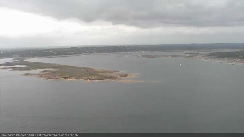 Lake Travis webcam, March 30, 2024 3:25 PM CT