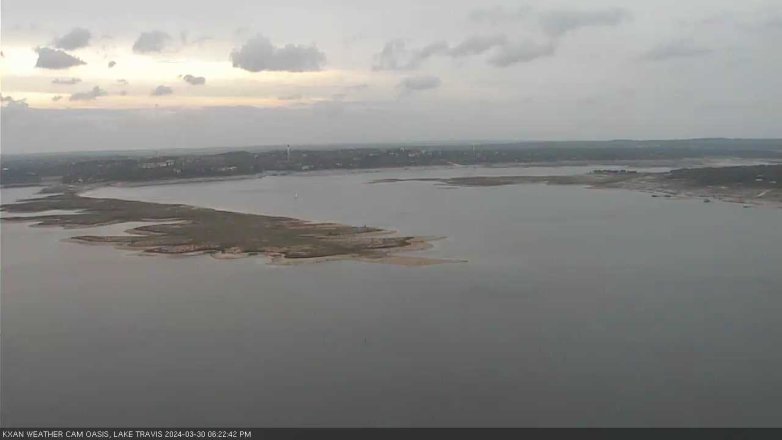 Lake Travis webcam, March 30, 2024 6:25 PM CT