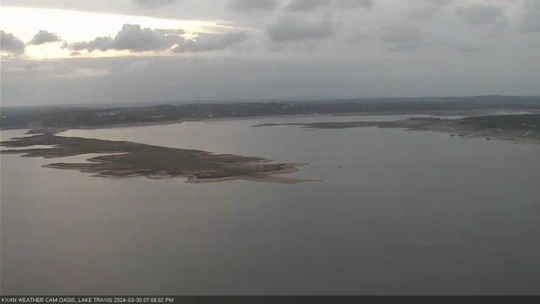 Lake Travis webcam, March 30, 2024 7:00 PM CT