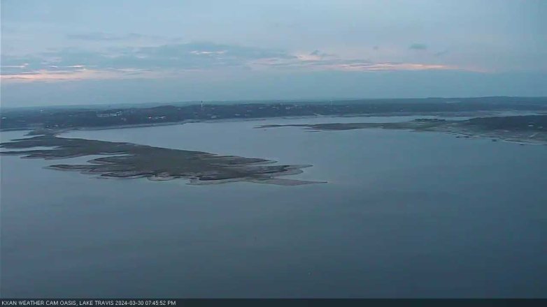 Lake Travis webcam, March 30, 2024 7:45 PM CT