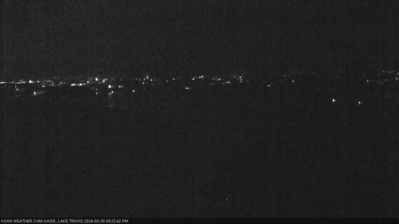 Lake Travis webcam, March 30, 2024 9:25 PM CT