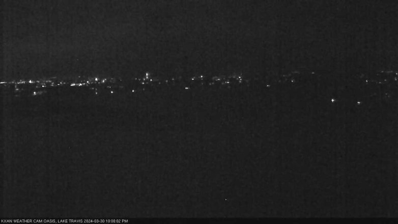 Lake Travis webcam, March 30, 2024 10:00 PM CT