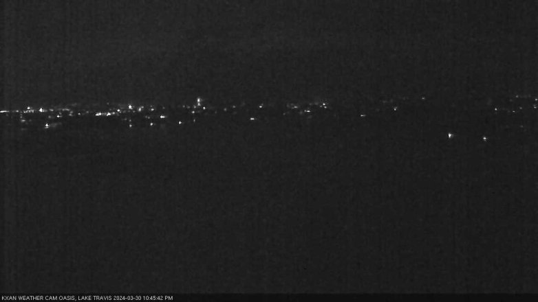 Lake Travis webcam, March 30, 2024 10:45 PM CT