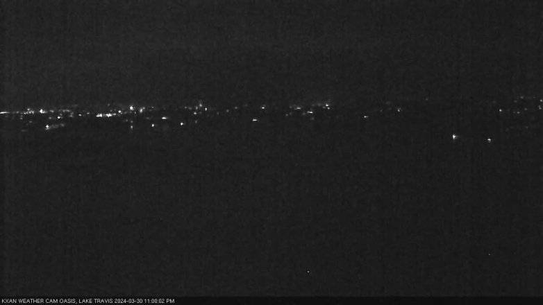 Lake Travis webcam, March 30, 2024 11:00 PM CT