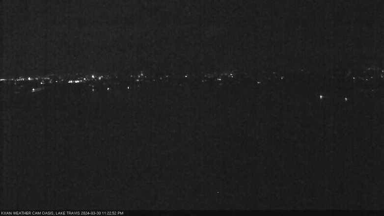 Lake Travis webcam, March 30, 2024 11:25 PM CT