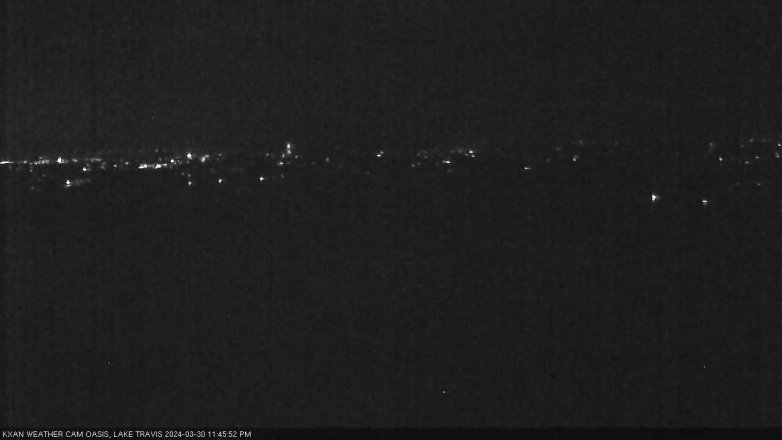 Lake Travis webcam, March 30, 2024 11:45 PM CT