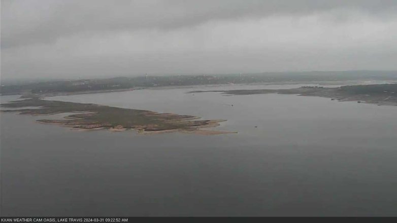 Lake Travis webcam, March 31, 2024 9:25 AM CT
