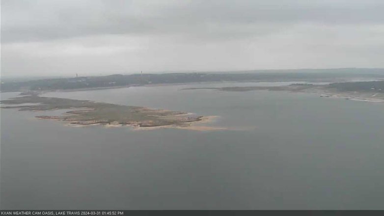 Lake Travis webcam, March 31, 2024 1:45 PM CT