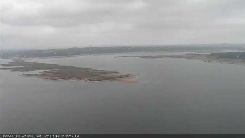 Lake Travis webcam, March 31, 2024 2:25 PM CT