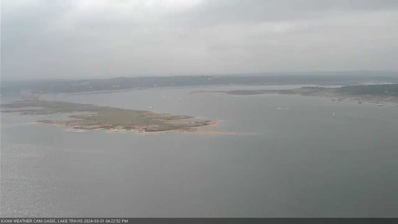 Lake Travis webcam, March 31, 2024 4:25 PM CT