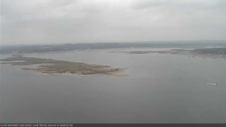 Lake Travis webcam, March 31, 2024 4:45 PM CT