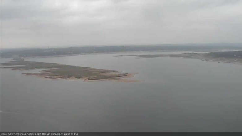 Lake Travis webcam, March 31, 2024 5:00 PM CT