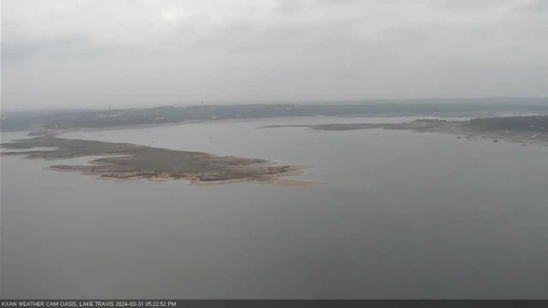 Lake Travis webcam, March 31, 2024 5:25 PM CT