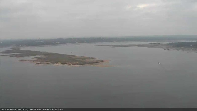 Lake Travis webcam, March 31, 2024 5:45 PM CT