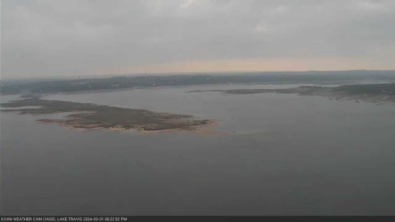 Lake Travis webcam, March 31, 2024 6:25 PM CT
