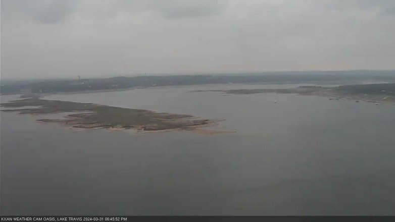 Lake Travis webcam, March 31, 2024 6:45 PM CT