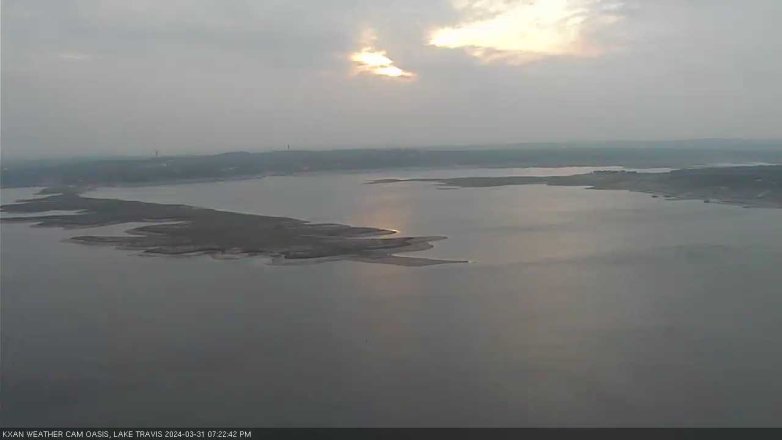 Lake Travis webcam, March 31, 2024 7:25 PM CT
