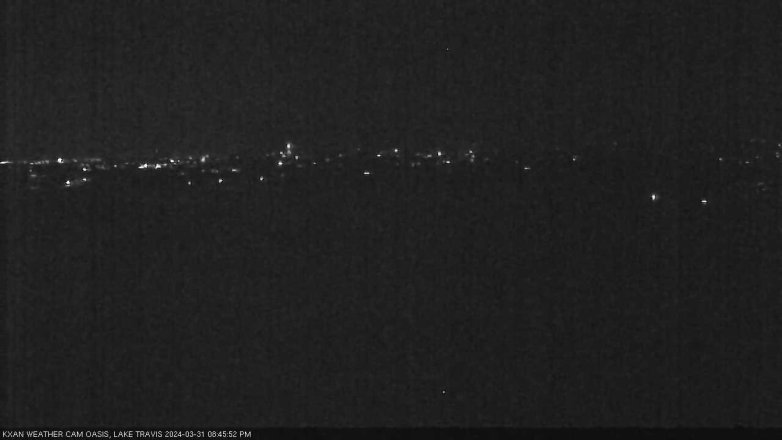 Lake Travis webcam, March 31, 2024 8:45 PM CT
