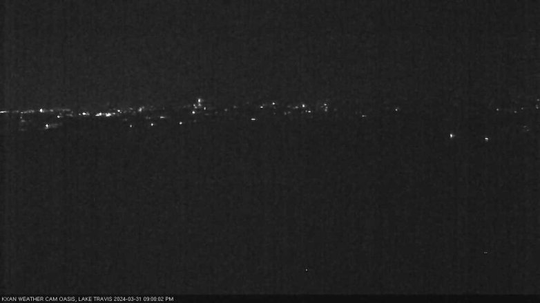 Lake Travis webcam, March 31, 2024 9:00 PM CT