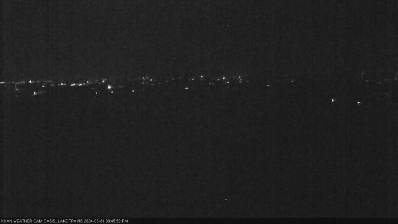Lake Travis webcam, March 31, 2024 9:45 PM CT