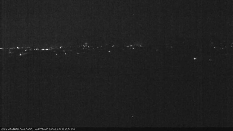 Lake Travis webcam, March 31, 2024 10:45 PM CT