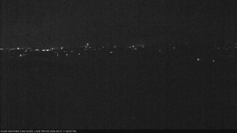 Lake Travis webcam, March 31, 2024 11:00 PM CT
