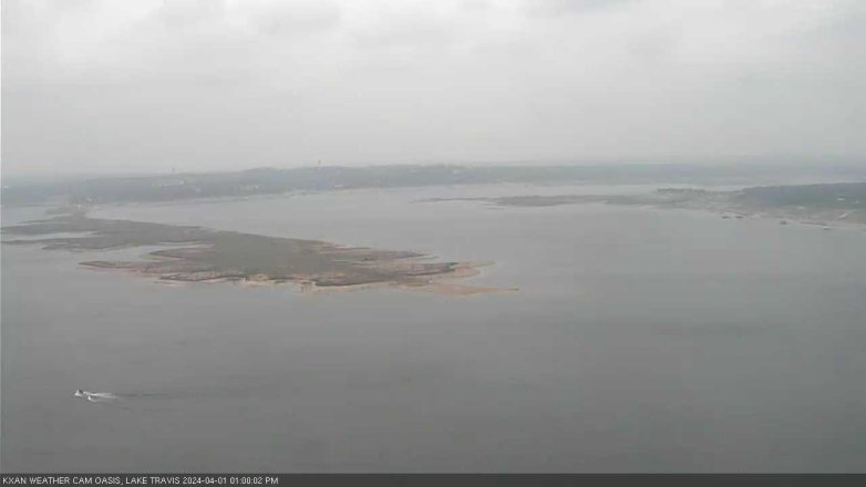 Lake Travis webcam, April 1, 2024 1:00 PM CT