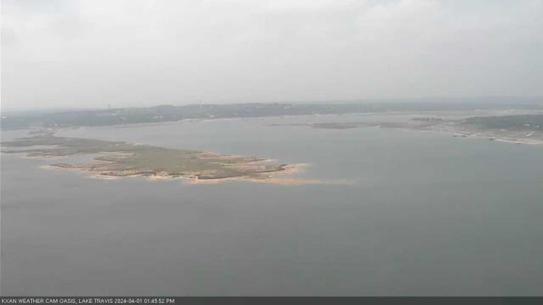 Lake Travis webcam, April 1, 2024 1:45 PM CT