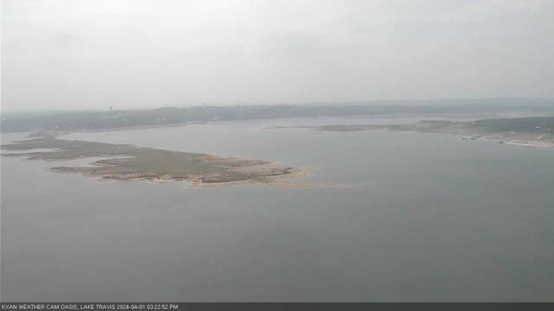Lake Travis webcam, April 1, 2024 3:25 PM CT