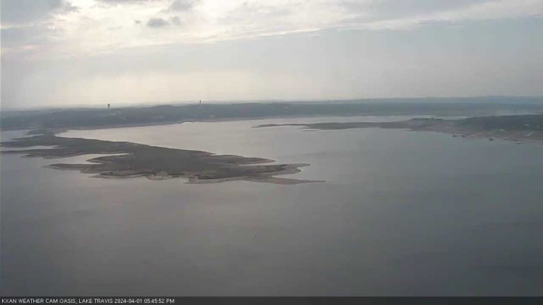 Lake Travis webcam, April 1, 2024 5:45 PM CT