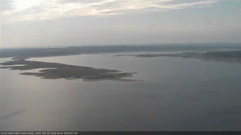Lake Travis webcam, April 1, 2024 6:00 PM CT
