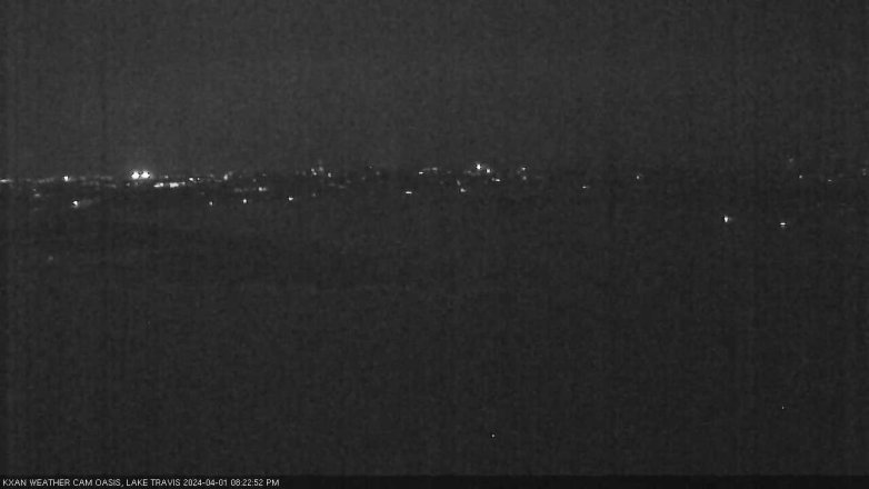 Lake Travis webcam, April 1, 2024 8:25 PM CT