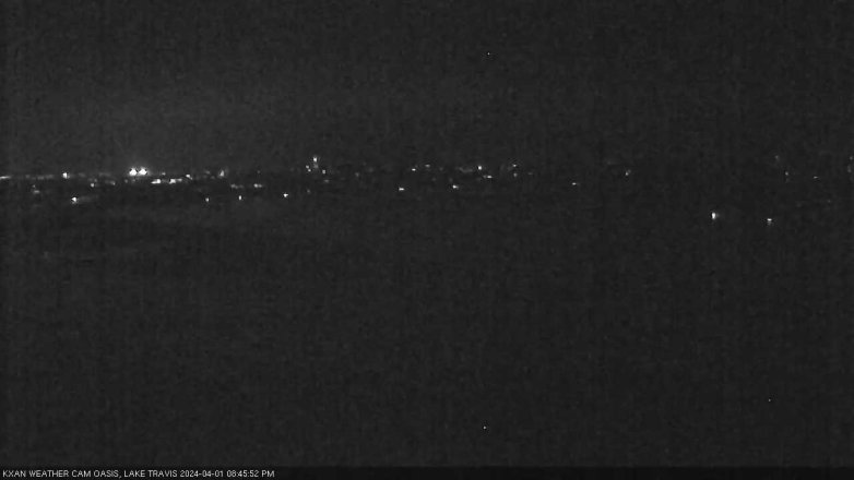 Lake Travis webcam, April 1, 2024 8:45 PM CT